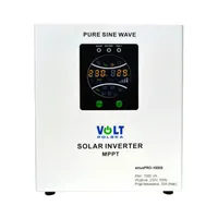 VOLT SINUS PRO 1000 S 12V 20A | Fuente de alimentación | 1000W, con controlador de panel solar MPPT Moc UPS (VA)1000