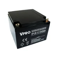 VPRO 26 Ah 12V | Batarya | AGM VRLA Napięcie wyjściowe12V