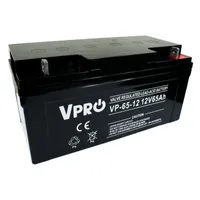 VPRO 65 Ah 12V | Akumulator | AGM VRLA Napięcie wyjściowe12V