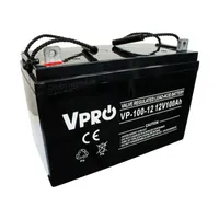 VPRO 100 Ah 12V | batarya | AGM VRLA Napięcie wyjściowe12V