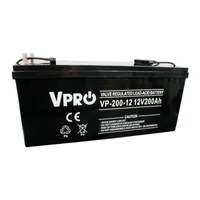 VPRO 200 Ah 12V | batarya | AGM VRLA 0