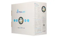 Extralink CAT6 FTP (F/UTP) V2 Externí | Síťový kabel s krouceným párem | 305M Kabel do montażuNa zewnątrz budynków