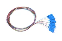 Extralink SC/UPC | Pigtail set | Monomodo, 900um, G.652D, 1,5m, 12 pcs, 12 colores Długość1.5m