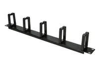 Extralink | Organizzatore di cavi | 1U con anelli di plastica Ilość na paczkę1