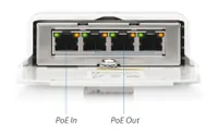 Ubiquiti N-SW | Switch | NanoSwitch, 4x RJ45 1000Mb/s Passive PoE, Externí Ilość portów PoE4x [Passive PoE 24V (1G)]
