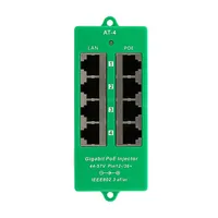 Extralink 4 Portový | Gigabit PoE Injector | Aktivní, 4 porty Gigabit 802.3at/af, Mode A Typ montażuInny