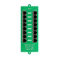 Extralink 8 Portový | Gigabit PoE Injector |Aktivní, 8 portů Gigabit 802.3at/af, Mode A Gniazdko wyjścia DCTak