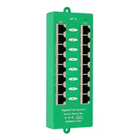 Extralink 8 Portový | Gigabit PoE Injector |Aktivní, 8 portů Gigabit 802.3at/af, Mode A Ilość portów Ethernet LAN (RJ-45)16