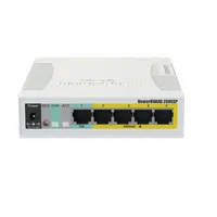 MikroTik RB260GSP | Коммутатор | CSS106-1G-4P-1S, 5x RJ45 1000Mb/s, 1x SFP, 4x Passive PoE
