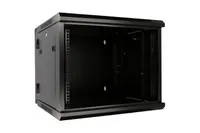 Extralink 12U 600x600 AZH Preto | Armário de rack | montado na parede, duas seçoes KolorCzarny