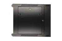 Extralink 12U 600x600 AZH Preto | Armário de rack | montado na parede, duas seçoes Konstrukcja panelu bocznegoStal