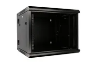 Extralink 6U 600x600 AZH Černá | Racková skříň | montovaná na zdi, dvoudílná Czujnik temperaturyNie