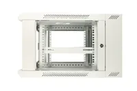 Extralink 6U 600x600 AZH Gray | Rackmount cabinet | wall mounted, swing type Konstrukcja drzwi tylnychStal