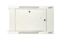 Extralink 6U 600x600 AZH Gray | Rackmount cabinet | wall mounted, swing type Konstrukcja panelu bocznegoStal