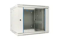 Extralink 9U 600x600 AZH Grey | Raf tipi dolap | Duvara monte, salincak tipi