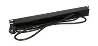 Extralink EXPDU7EU SW | Enchufe multiple | 19" 1U, enchufes 7 EU, con switch, 2m Materiał obudowyKopolimer akrylonitrylo-butadieno-styrenowy (ABS), Metal