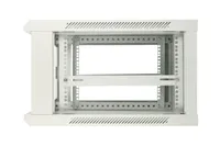 Extralink 6U 600x600 ASP Cinza | Armário de rack | montado na parede, porta totalmente de aço Kolor produktuSzary