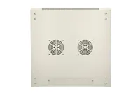 Extralink 6U 600x600 ASP Cinza | Armário de rack | montado na parede, porta totalmente de aço Konstrukcja drzwi przednichStal
