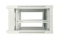 Extralink 6U 600x450 ASP Gray | Rackmount cabinet | wall mounted, metal door Głębokość450mm