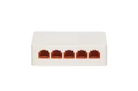 Extralink URANOS | Switch | 5x 10/100Mb/s Fast Ethernet, Desktop Ilość portów LAN5x [10/100M (RJ45)]
