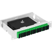 Mantar PS 10" 1U SC 16 Duplex | Patch Panel de Fibra Óptical | profundidad 167 mm KolorSzary