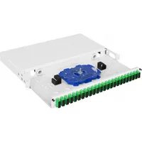 Mantar PS 19" 1U SC 24 Duplex Slide NG | Patch Panel de Fibra Óptica | slide-out no guiding, profundidad 290 mm