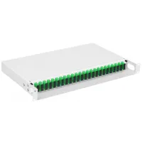 Mantar PS 19" 1U SC 24 Duplex-Schlitten NG | Fiberoptik-Patchpanel | herausschiebbar ohne Führung, Tiefe 290 mm 2
