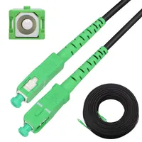 Extralink SC/APC-SC/APC | Потч-корд | Круглый, подвесной, Одномодовый, Simplex, G.657A2, 60m