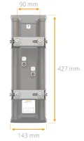 Mimosa N5-45X2 | Sektorová anténa | 19dBi, 45st, 4,9-6,4 GHz, 2x N-female Typ antenySektorowa