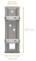 Mimosa N5-45X2 | Antenna settoriale | 19dBi, 45st, 4,9-6,4 GHz, 2x N-femmina Typ antenySektorowa