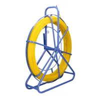Extralink Dálkové ovládání 6mm 150m | Dálkové ovládání pro tažení kabelu| skleněné vlákno FRP, průměr 6mm, délka 150m, žluté Głębokość opakowania630