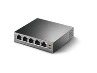 TP-Link TL-SG1005P | Přepínač | 5x RJ45 1000Mb/s, 4x PoE, Desktop Ilość portów PoE4x [802.3af/at (1G)]
