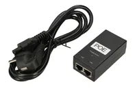 Extralink POE-48-24W-G | Zdroj napájení PoE | 48V, 0,5A, 24W, Gigabit, kabel v sadě 802.3af/at Funkcje ochrony zasilaniaPrzeładowanie, Krótkie spięcie