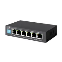 Extralink KRIOS | Switch PoE | 4x Gigabit PoE/PoE+, 2x RJ45 Uplink Gigabit, 60W Standard sieci LANGigabit Ethernet 10/100/1000 Mb/s