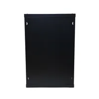 Extralink 15U 600x450 Czarna | Szafa rack | montowana na ścianie Rodzaj drzwiPrzeszklone