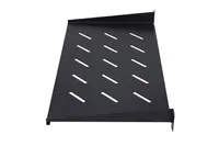 Extralink 1U 350mm Černá | Police| 19", pro nástěnné skříně Materiał obudowyStal