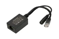 Extralink 1 Portowy | Inwerter PoE | Wejście 1x 1000Mb/s RJ45/Jack 10-30V, Wyjście 48V Napięcie wejściowe12V