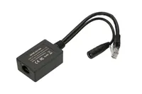 Extralink 1 Puerto | Inversor PoE | Entrada 1x 1000Mb/s RJ45/Jack 10-24V, Salida 24V Kolor produktuCzarny