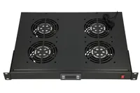 Extralink | Pannello ventola | 19", 4 ventole, con termostato