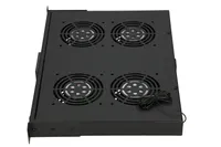 Extralink |Ventilátorový panel | 19", 4 ventilátory, s termostatem Ilość na paczkę5