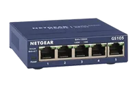 Netgear GS105V5 | Switch | 5 PORTAS  GIGABIT ETHERNET UNMANAGED Ilość portów LAN5x [10/100/1000M (RJ45)]
