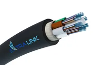 Extralink 72F | Cabo de fibra óptica | 1,5kN FRP, 72J G652D, 10mm, conducto, 4 km Kabel do montażuKanalizacyjnego
