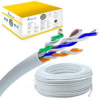Extralink CAT5E UTP (U/UTP) V2 Wewnętrzny | Kabel sieciowy skrętka | 500M