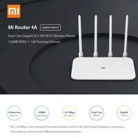 Xiaomi Router 4A | WiFi Router | Dual Band AC1200, 3x RJ45 1000Mb/s Ilość portów WAN1x 10/100/1000BaseTX (RJ45)