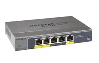 Netgear GS105PE | Switch |  MANAGED PLUS 5XGE Ilość portów LAN5x [10/100/1000M (RJ45)]
