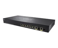 Cisco SG355-10P | Switch | 10x 1000Mb/s PoE, 62W, 2x Combo (RJ45/SFP) Ilość portów LAN2x [1G Combo (RJ45/SFP)]
