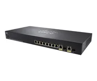 Cisco SG355-10P | Switch | 10x 1000Mb/s PoE, 62W, 2x Combo (RJ45/SFP) Ilość portów LAN2x [1G Combo (RJ45/SFP)]
