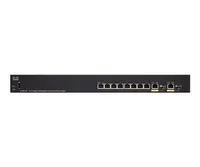 Cisco SG355-10P | Switch | 10x 1000Mb/s PoE, 62W, 2x Combo (RJ45/SFP) Ilość portów PoE8x [802.3af/at (1G)]
