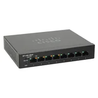 Cisco SF110D-08HP | Коммутатор | 8x 100Mb/s, 4x PoE 802.3af, установка на стол