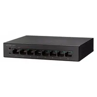 Cisco SF110D-08HP | Switch | 8x 100Mb/s, 4x PoE 802.3af, Kryt Desktop Ilość portów PoE4x [802.3af/at (100M)]

